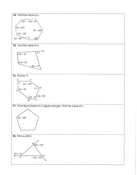 All 3 quadrilaterals have opposite sides equal and parallelthey are all parallelograms. . Unit 7 polygons and quadrilaterals homework 1 angles of polygons answer key pdf